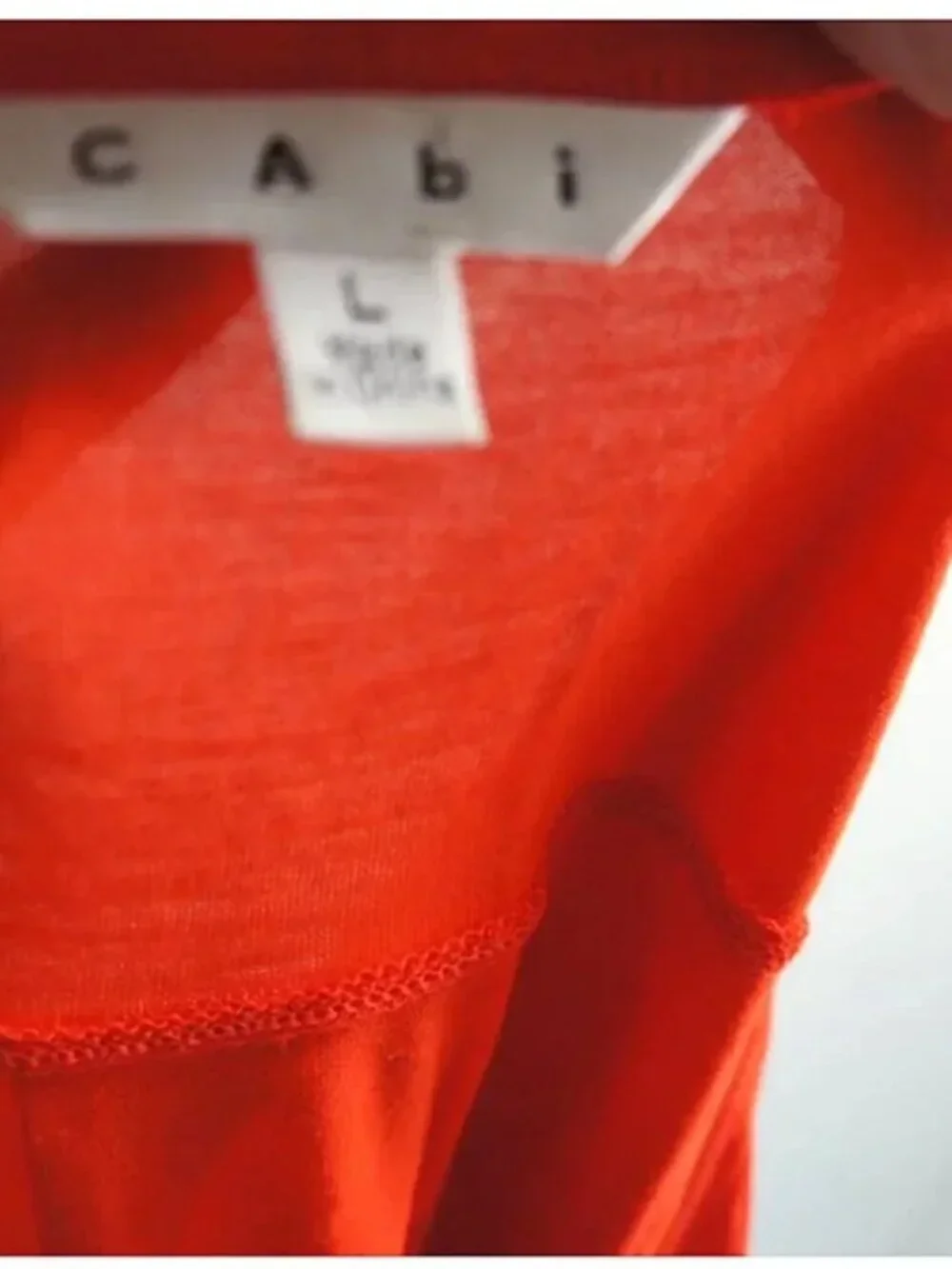 Cabi Orange Style 854 Tank Top size L